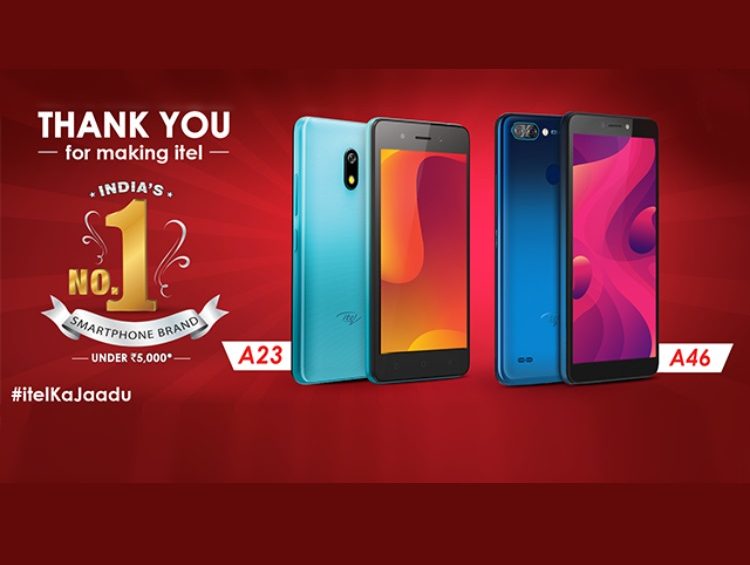 itel ranks number one Smartphone brand under 5K price